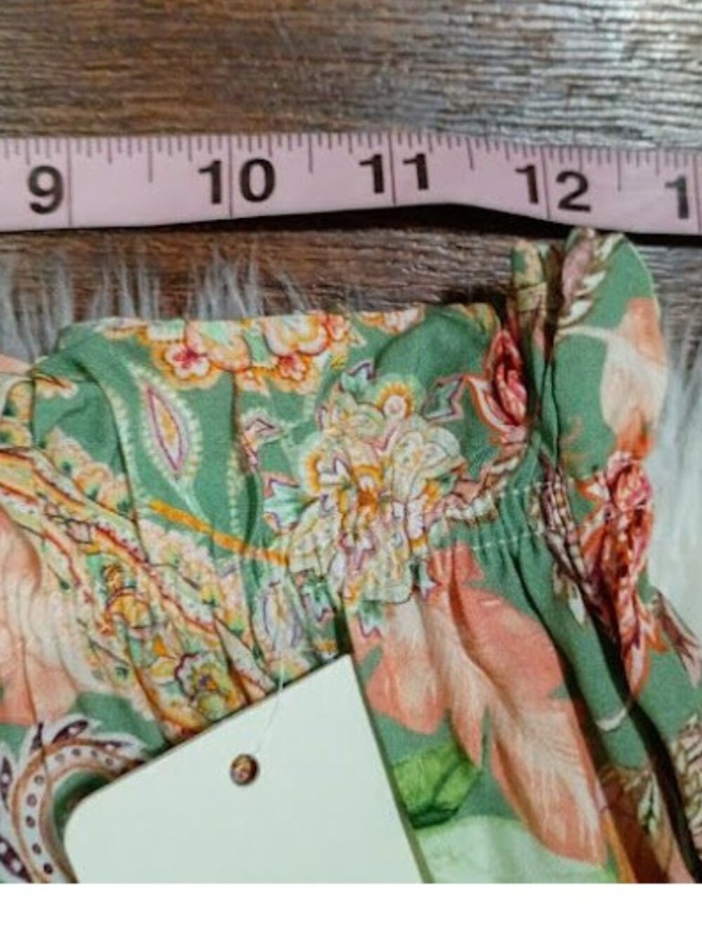 Sophie Atelier S Paisley Floral boho Wide-Leg Drawstring Pants Womens Lively - Picture 4 of 8